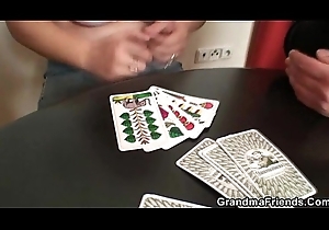 This babe loses almost poker together with takes three cocks marketability