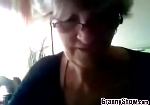 Grandma Shows Off The brush BreastsBusty Grandma Sh