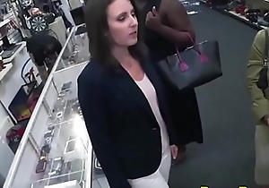 Unabashed lead astray guv bangs customer's twat
